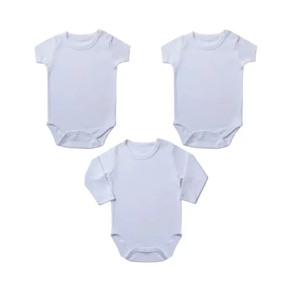 Embrator Baby Rompers 3-stuks Wit Maat 6-9 Maanden thumbnail