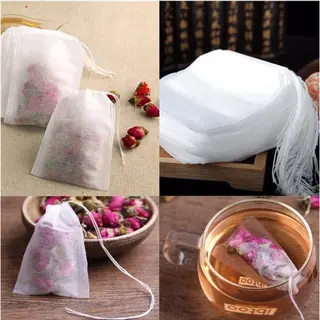 Lege Theezakjes 200 Stuks! - Super Pack - Xl Set - Losse Thee Houder - Sterke Theefilters 200 X - Zelf Thee Mixen