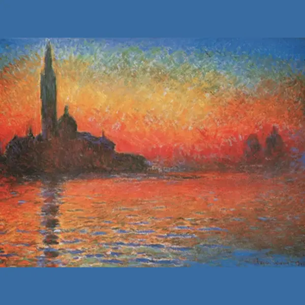 Pgm Kunstdruk Claude Monet - Crepuscolo 80x60cm thumbnail