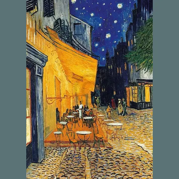 Pgm Kunstdruk Vincent Van Gogh - Café-Terrasse Am Abend 21x29.7cm thumbnail