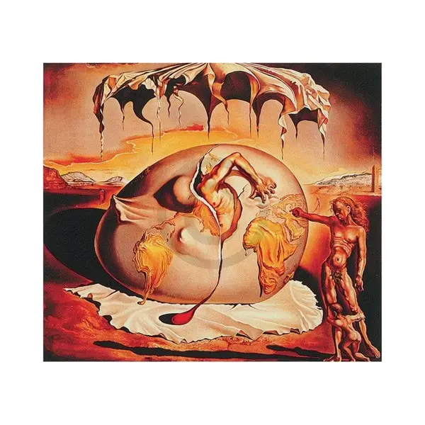 Pgm Kunstdruk Salvador Dali - Geopoliticus 50x40cm thumbnail