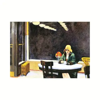 Pgm Kunstdruk Edward Hopper Automat 1927 40x30cm