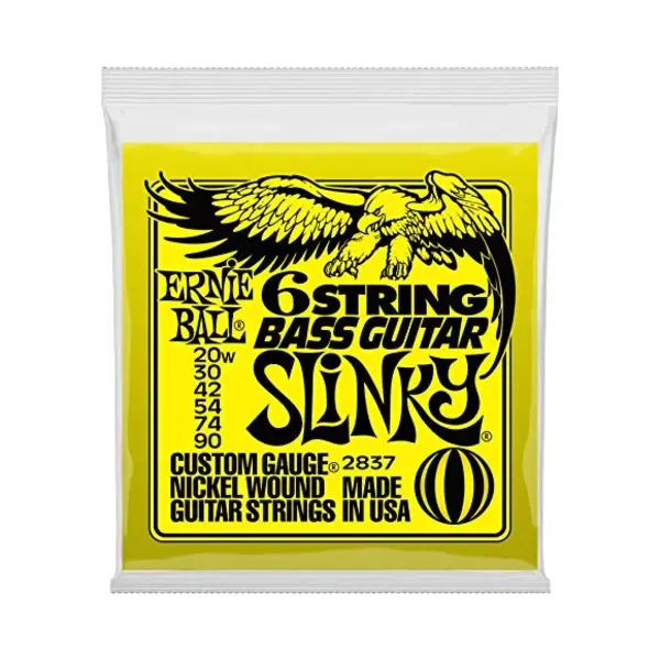 Ernie Ball P02837 Musikinstrumentensaiten Bass 6 Stücke Stahlgitarre thumbnail