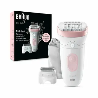 Braun Silk-épil 7 7-030 40 Pinzette Pink, Weiß