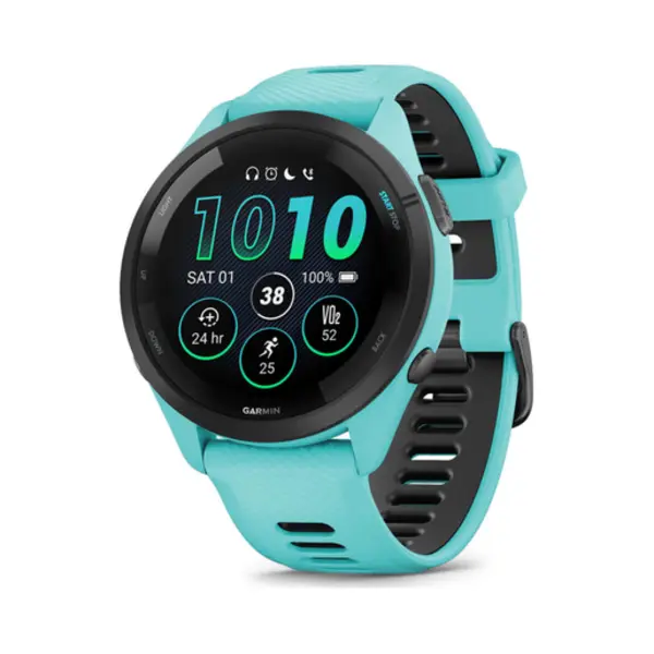 Garmin Forerunner 265 3.3 cm (1.3") Amoled 46 mm Digital 416 x 416 pixels Touchscreen Black, Blue Wi-Fi Gps (satellite) thumbnail