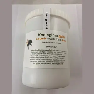 Honingland Koninginnegelei Royal Jelly - Natuurlijk Supplement Voor Vitaliteit - 500 Gram