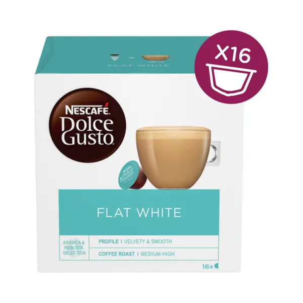 Nescafé Dolce Gusto Flat White Coffee capsule 16 pc(s) thumbnail