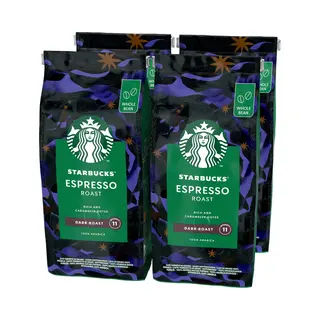 Starbucks Espresso Roast Koffiebonen - 4 Zakken X 450g