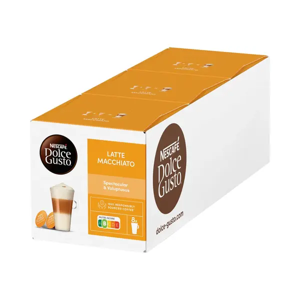 Nescafé Dolce Gusto Capsules Latte Macchiato - 48 Koffiecups Voor 24 Koppen Koffie thumbnail