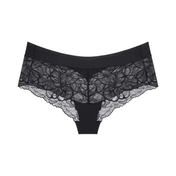 Triumph Body Make-Up Illusion Lace Hochgeschnittener Slip Schwarz thumbnail