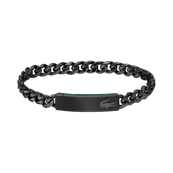 Lacoste Bracciale Moderno Da Uomo In Acciaio Baseline 2040082 thumbnail