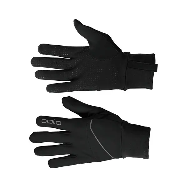 Odlo Intensity Safety Light Handschuhe Unisex Schwarz thumbnail