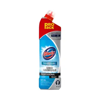 Glorix Professional Toiletreiniger Ocean Zonder Chloor/Bleek Pro Formula 1 Liter