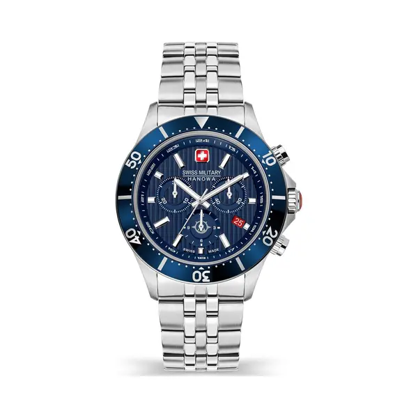 Swiss Military, Armbanduhr, Flagship X Chrono, Silber, (Chronograph, 42 mm) thumbnail