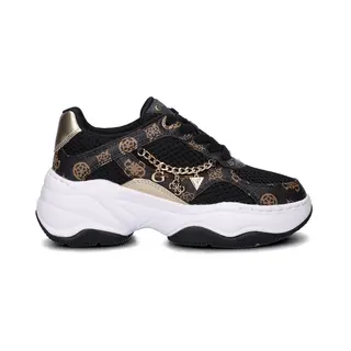Guess Sneakers Laag 'Harpaa' Bruin / Zwart