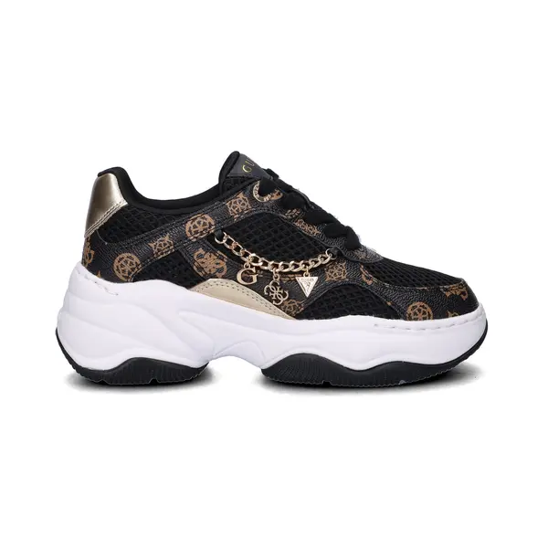 Guess Sneakers Laag 'Harpaa' Bruin / Zwart thumbnail