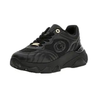 Guess Morriz Dames Sneaker - Zwart Zwart - Maat 40