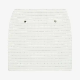 Guess Girls Sweater Skirt In White