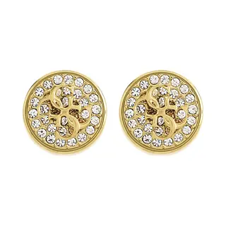 Guess UBE03129YG Dreaming Gold Tone Crystal Stud Earrings - J42217