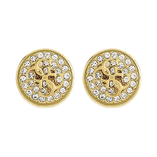Guess UBE03129YG Dreaming Gold Tone Crystal Stud Earrings - J42217 thumbnail