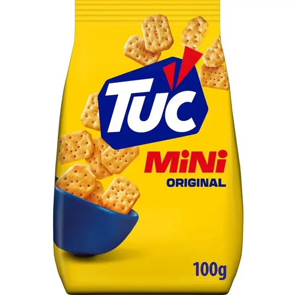 Tuc Mini Crackers Original 14 X 100g - Voor De Borrel - Zoutjes - Mini Crackers - Snack - Lekker Bij De Film thumbnail