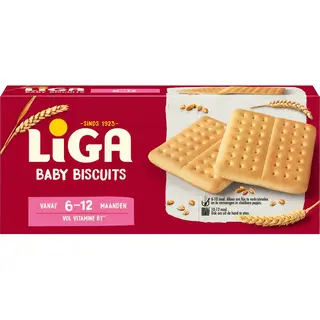 LiGA Baby Biscuits Vanaf 6-12 Maanden 16 X 175 Gram - Koek