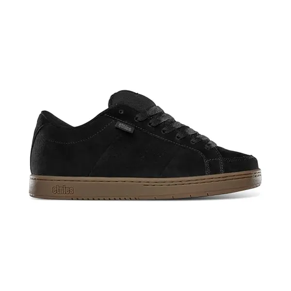 Etnies Kingpin – Klassischer Skate-Heritage-Fashion-Stil Mit Angesagtem, Verstärkte Cupsole, Alltagssneaker - Black/Grey/Gum - 38.5 thumbnail