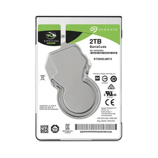 Seagate Barracuda 2.5" internal hard drive 2 Tb 5400 Rpm 128 Mb 2.5" Serial Ata Iii