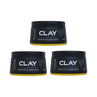 Totex Cosmetic Clay Hair Styling Wax 3 X 150 Ml