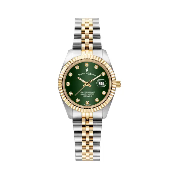 Jacques Du Manoir Inspiration Damen Uhr Gold/Silber JWL01206 thumbnail