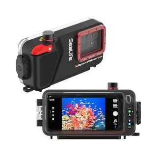 SeaLife Ultra Underwater Smartphone Scuba Housing – Dive To 130', Waterproof Photography, Access Camera Controls, With Leak Alarms, Fits Most Phones