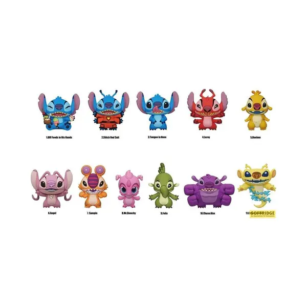 Monogram Int., Schlüsselanhänger, Lilo & Stitch, Mehrfarbig thumbnail