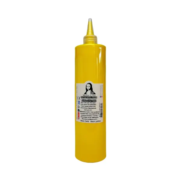 Südor Textielverf 500 Ml, Neon Geel.Wasbestendige Textielverf Voor Lichte Stoffen. Wasmachinebestendig, Wasbestendig. Fixatie Door Strijken thumbnail