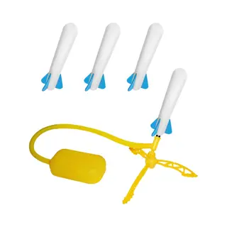 Stomp Rocket 365044 Stomp Rocket Jr. Glow – 4 Raketten – Speelgoed