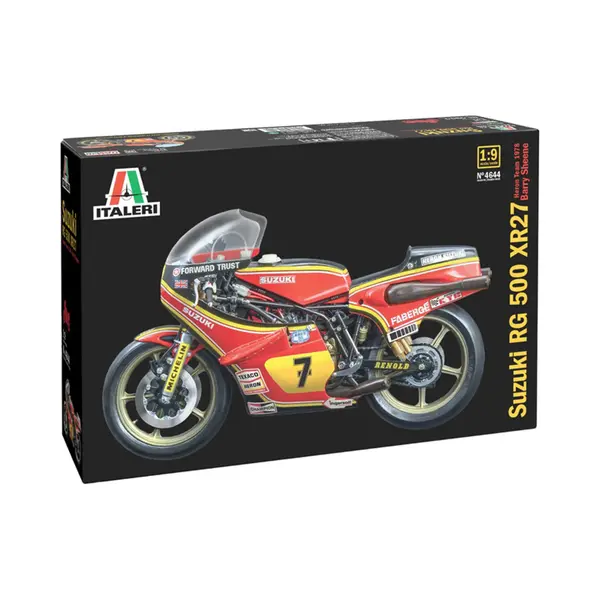 Italeri 4644 1, 9 Suzuki RG500 XR27 Team H.B.S. 1978 - Modellbau, Bausatz, Standmodellbau, Basteln, Hobby, Kleben, Plastikbausatz, Detailgetreu, thumbnail
