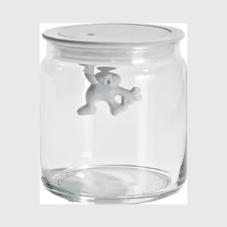 Alessi AMDR04 W jar Round Glass Transparent
