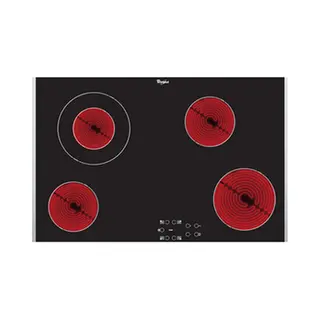Whirlpool Akt 8330/Lx Zwart Ingebouwd Keramisch 4 zone(s)