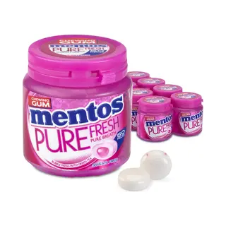 Mentos Gum Pure Fresh Bubblefresh - Kauwgom - Suikervrij - 8x50stuks
