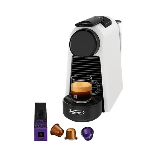 Nespresso De’Longhi Essenza Mini Mattweiß Original Kapselmaschine | Ultrakompaktes Design | 25 Sek. Aufheizzeit | 2 Tassengrößen | 19 Bar Druck | thumbnail