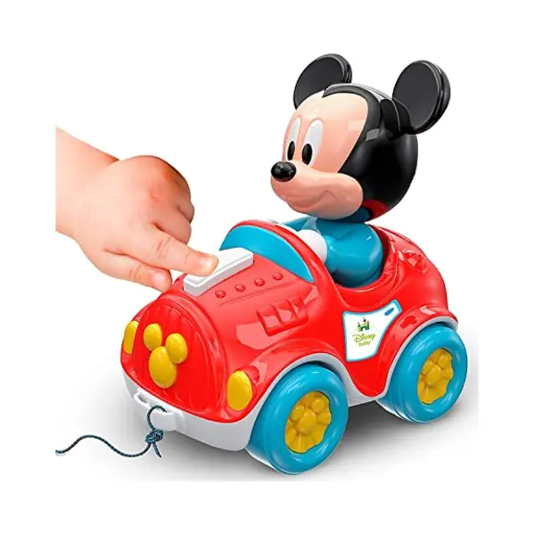 Clementoni Baby Mickey Pull Along Car thumbnail