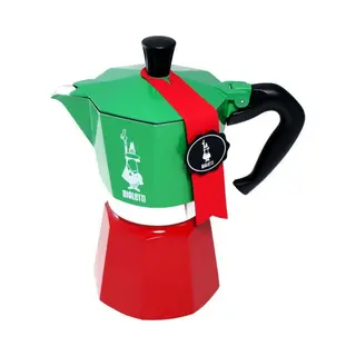 Bialetti 0005323 manual coffee maker Moka pot 0.24 L Green, Red, White
