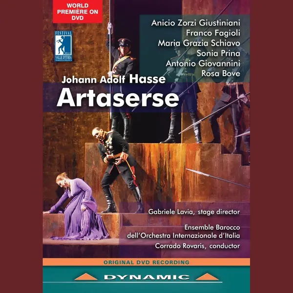 Outhere Ensemble Barocco Of The Orchestra Internationale D'Italia, Corrado Rovaris - Hasse, Artaserse (2 Dvd) thumbnail