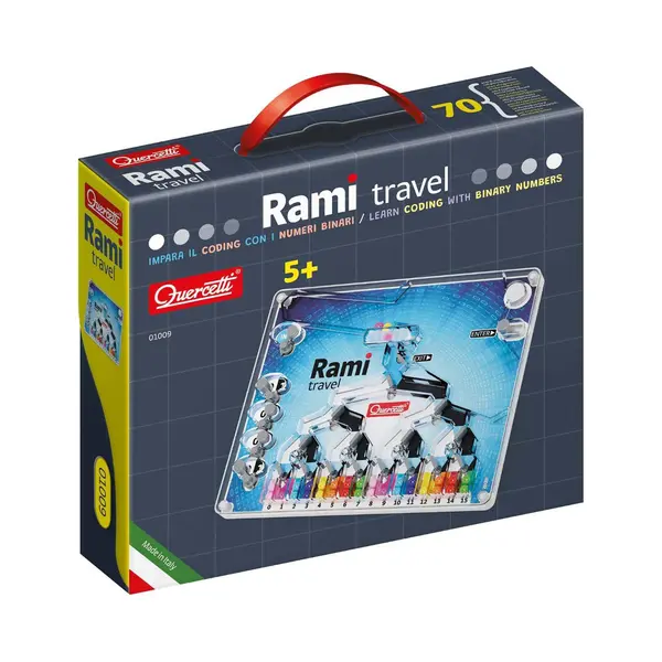 Quercetti Rami Travel, Innovatives Spielzeug Für Kinder 5 Jahre, Fördert Computational Thinking & Logik, Pädagogisches Montessori Spielzeug Für thumbnail