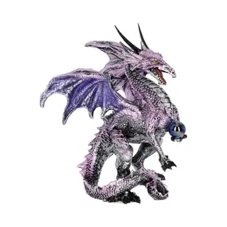 Nemesis Now Dekofigur Drachenschützer Lila 18cm