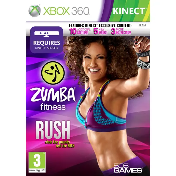 Easy Interactive Zumba Fitness Rush, Xbox 360 Nederlands thumbnail