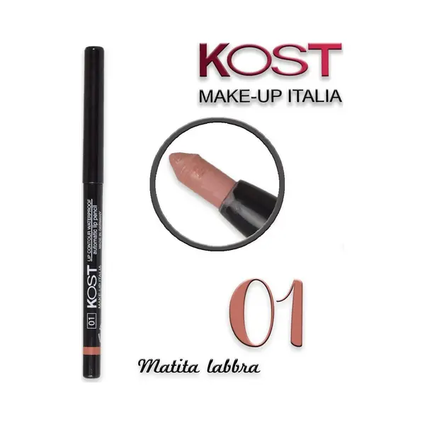 Kost make up Crayon à Lèvres Automatique Imperméable Kost 01 thumbnail