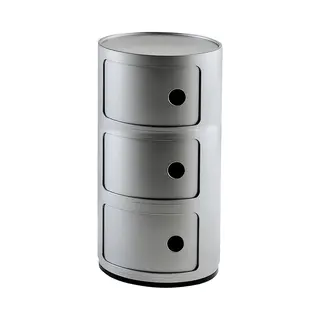 Kartell - Storage Componibili - Silver - Abs - Designer Anna Castelli Ferrieri