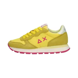Sun68 Ally Solid Nylon Lage Sneakers - Dames - Geel - Maat 36