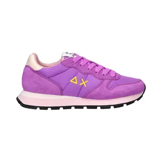 SUN68 Baskets Basses En Cuir Z36201, Aubergine, 38 Eu