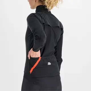 Sportful, Damen, Velojacke, Fiandre Medium W Jacket (L), Schwarz, L